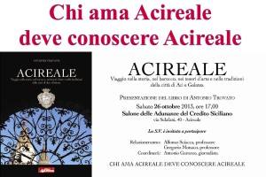 Presentazione del libro «Acireale. Viaggio nella storia, nel barocco, nei tesori d'arte e nelle tradizioni della città di Aci e Galatea»