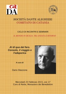 Consolo e l'Odeporica: seminario a Catania